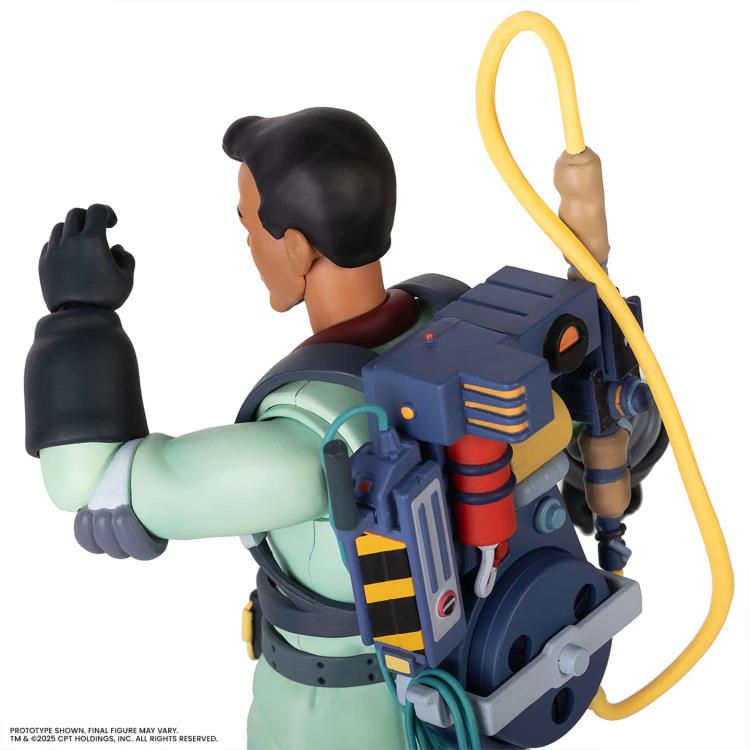 Winston Zeddemore Real Ghostbusters Mondo 1/12 Figure — Back View Proton Pack Detail