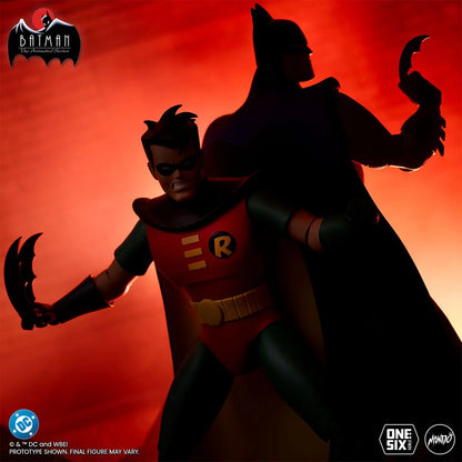 Robin Batman Animated Series Mondo 1:6 Figure — Batman Silhouette Dramatic Scene
