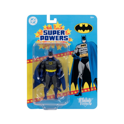 Batman 1990s DC Super Powers 4.5-Inch Figure — Blister Card Package Front