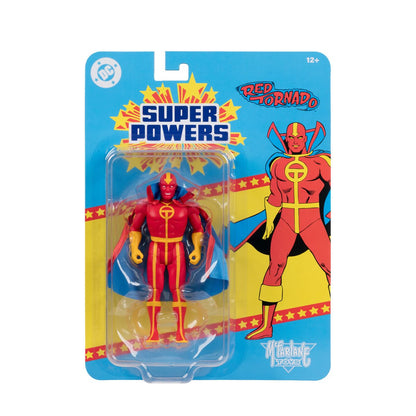 Red Tornado DC Super Powers 4.5-Inch Figure — Blister Card Package Front