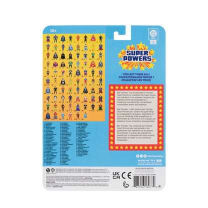 Red Tornado DC Super Powers 4.5-Inch Figure — Card Back with Collect Them All Checklist