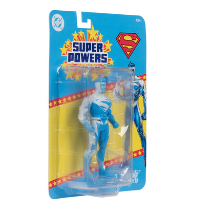 Superman Blue DC Super Powers 4.5-Inch Figure — Blister Card Package Side View Second Angle