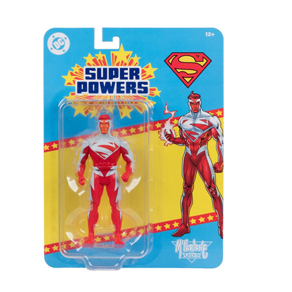 Superman Red DC Super Powers 4.5-Inch Figure — Blister Card Package Front Second Print