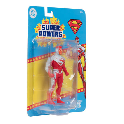 Superman Red DC Super Powers 4.5-Inch Figure — Blister Card Package Side View Second Angle