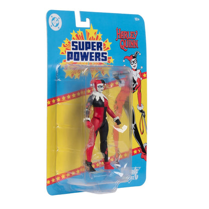 Harley Quinn DC Super Powers 4.5-Inch Figure — Blister Card Package Side View Second Angle