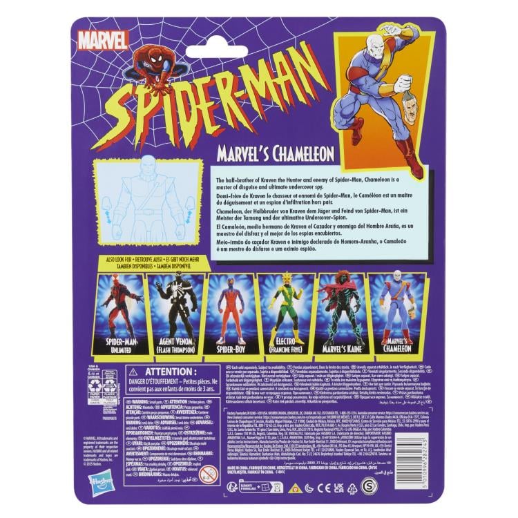 Chameleon Spider-Man Marvel Legends Retro Collection Action Figure