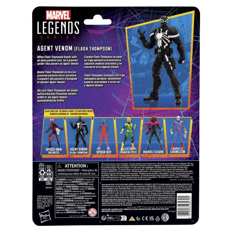 Agent Venom (Flash Thompson) Spider-Man Marvel Legends Retro Collection Action Figure