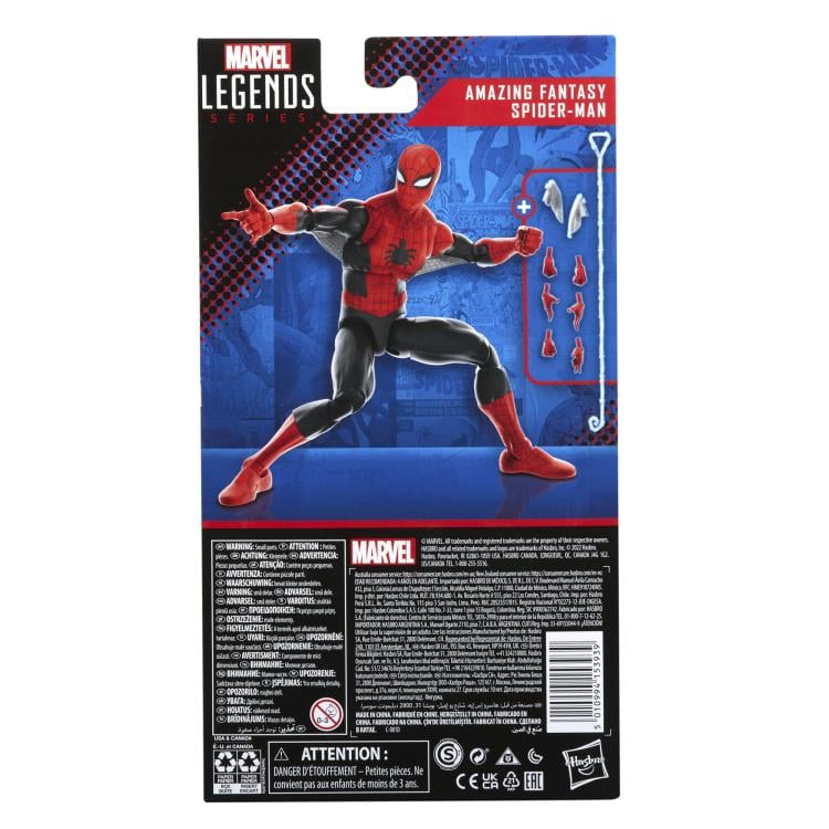 Amazing Fantasy Spider-Man Marvel Legends 60th Anniversary Action Figure