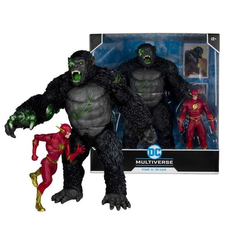 Titano vs. The Flash DC Multiverse Action Figure Two-Pack