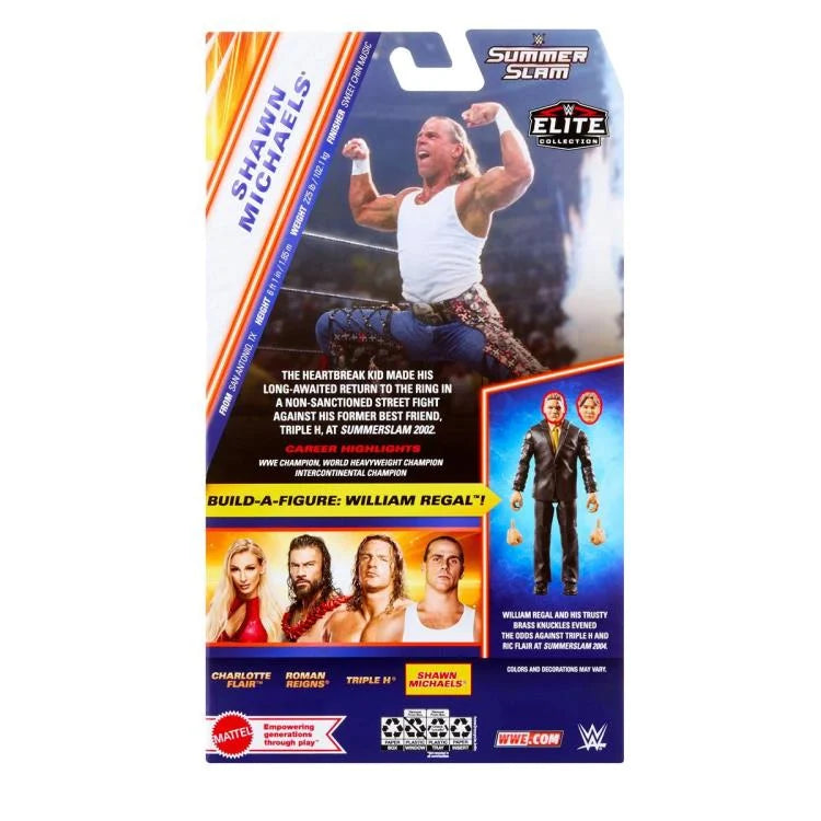 Shawn Michaels WWE Elite Collection SummerSlam (William Regal BAF)