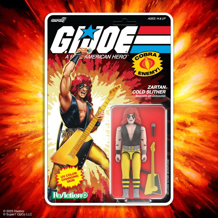 Zartan Cold Slither (Cartoon) G.I. Joe ReAction+ Action Figure