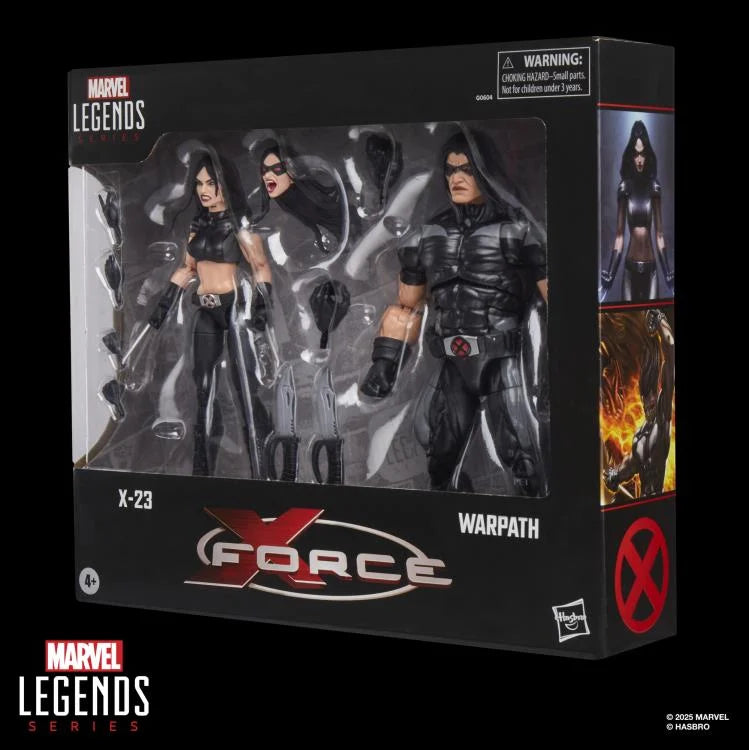 Warpath and X-23 X-Force Marvel Legends Action Figure Two-Pack