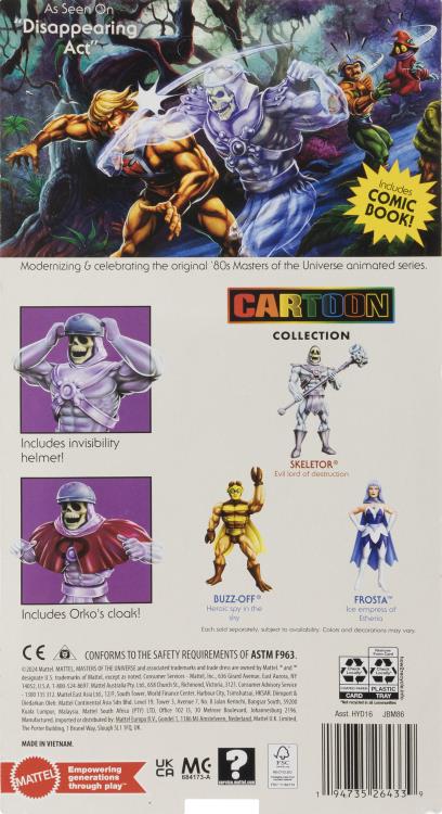Invisible Skeletor (Cartoon Collection) Masters of the Universe: Origins Action Figure