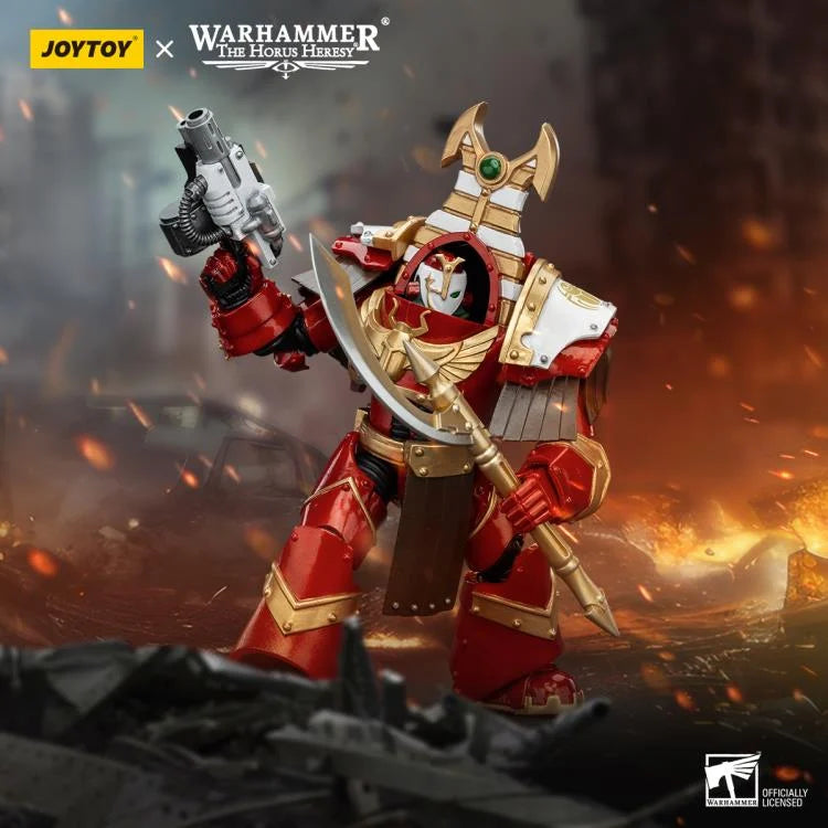 Sekhmet Terminator Cabal Sekhmet with Combi-Melta and Achea Force Weapon Warhammer: The Horus Heresy Thousand Sons 1/18 Scale Action Figure