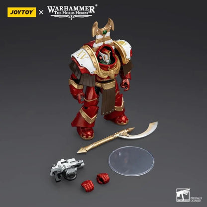 Sekhmet Terminator Cabal Sekhmet with Combi-Melta and Achea Force Weapon Warhammer: The Horus Heresy Thousand Sons 1/18 Scale Action Figure