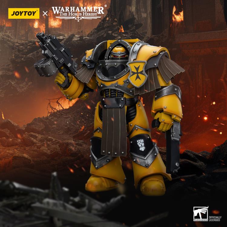 Cataphractii Terminator Squad Legion Cataphractii with Chainfist Warhammer: The Horus Heresy Imperial Fists Legion 1/18 Scale Action Figure