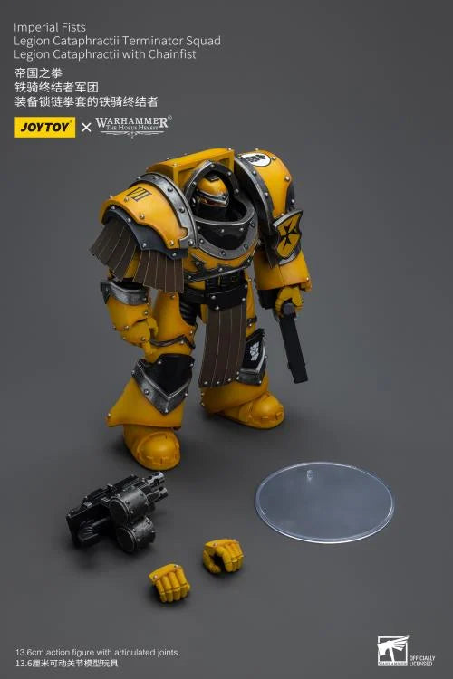 Cataphractii Terminator Squad Legion Cataphractii with Chainfist Warhammer: The Horus Heresy Imperial Fists Legion 1/18 Scale Action Figure