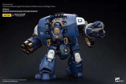Leviathan Dreadnought with Cyclonic Melta Lance and Siege Claw Warhammer: The Horus Heresy Ultramarines 1/18 Scale Action Figure