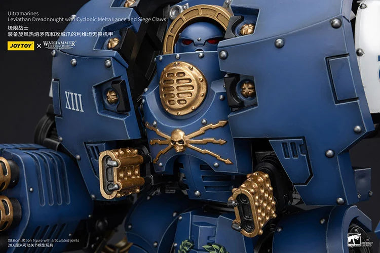 Leviathan Dreadnought with Cyclonic Melta Lance and Siege Claw Warhammer: The Horus Heresy Ultramarines 1/18 Scale Action Figure