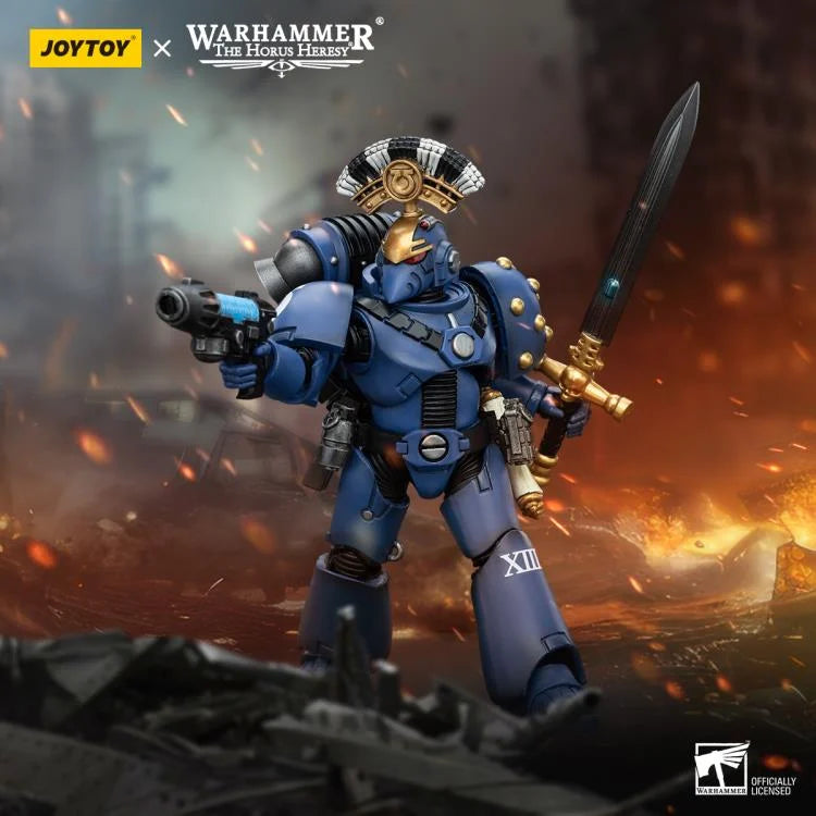 MKVI Tactical Squad Sergeant with Plasma Pistol and Power Sword Warhammer: The Horus Heresy Ultramarines 1/18 Scale Action Figure