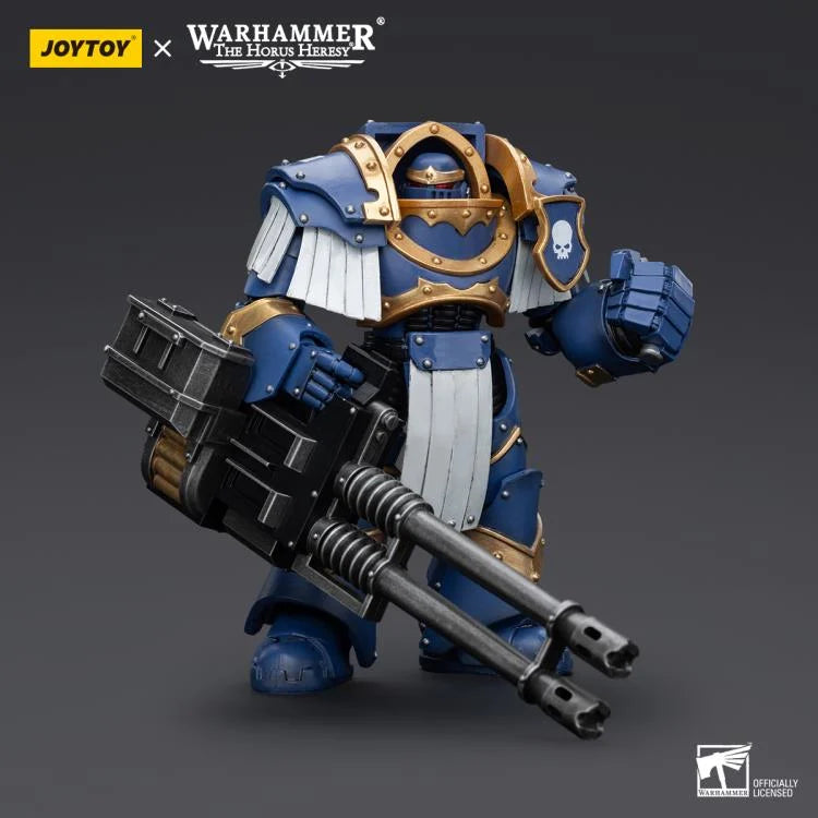Cataphractii Terminator Squad Terminator with Reaper Autocannon Warhammer: The Horus Heresy Ultramarines 1/18 Scale Action Figure