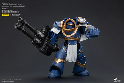 Cataphractii Terminator Squad Terminator with Reaper Autocannon Warhammer: The Horus Heresy Ultramarines 1/18 Scale Action Figure