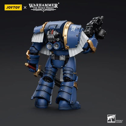 Cataphractii Terminator Squad Sergeant with Power Sword Warhammer: The Horus Heresy Ultramarines 1/18 Scale Action Figure