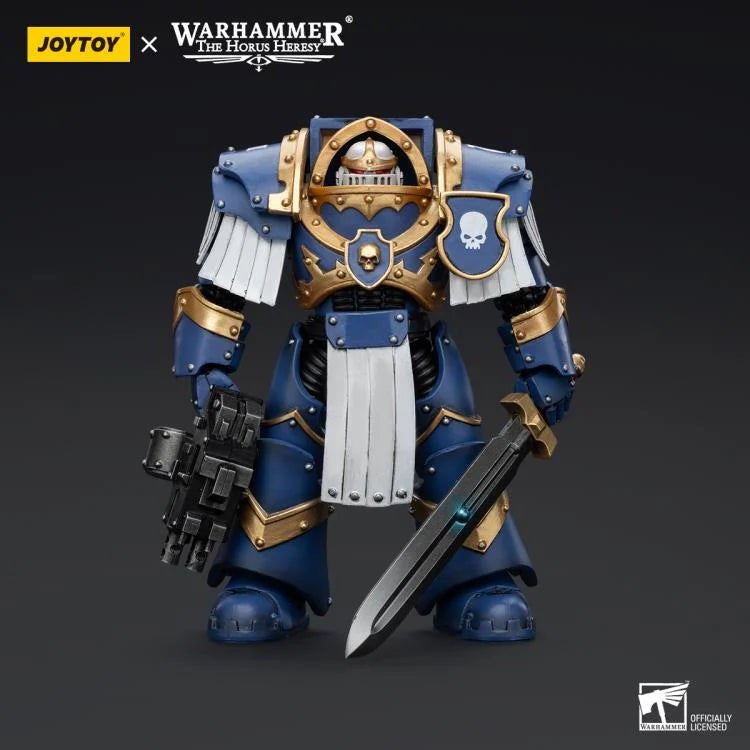Cataphractii Terminator Squad Sergeant with Power Sword Warhammer: The Horus Heresy Ultramarines 1/18 Scale Action Figure