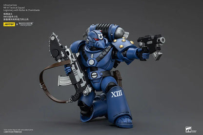 MKVI Tactical Squad Legionary with Bolter and Chainblade Warhammer: The Horus Heresy Ultramarines 1/18 Scale Action Figure