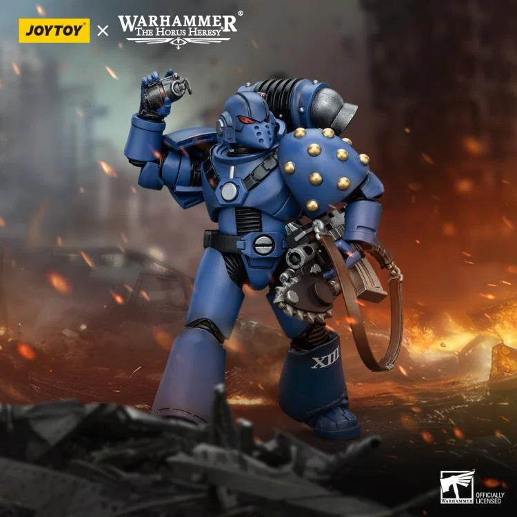 MKVI Tactical Squad Legionary with Bolter and Chainblade Warhammer: The Horus Heresy Ultramarines 1/18 Scale Action Figure
