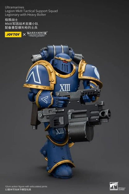 MKIII Legionaries Legionary with Heavy Bolter Warhammer: The Horus Heresy Ultramarines 1/18 Scale Action Figure