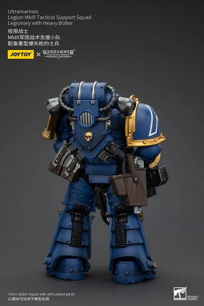 MKIII Legionaries Legionary with Heavy Bolter Warhammer: The Horus Heresy Ultramarines 1/18 Scale Action Figure