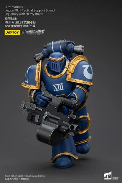 MKIII Legionaries Legionary with Heavy Bolter Warhammer: The Horus Heresy Ultramarines 1/18 Scale Action Figure