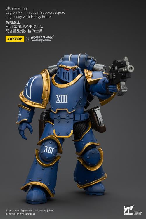 MKIII Legionaries Legionary with Heavy Bolter Warhammer: The Horus Heresy Ultramarines 1/18 Scale Action Figure