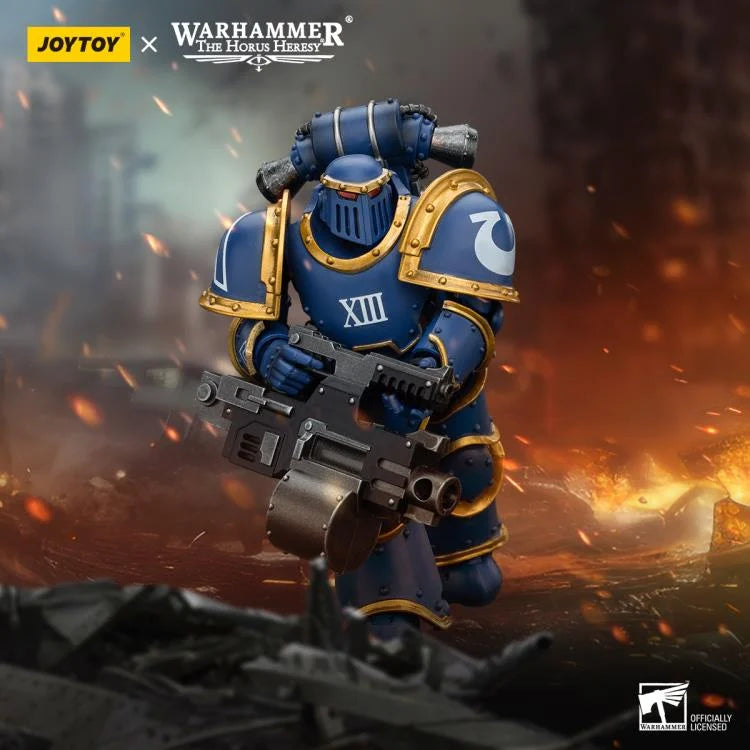 MKIII Legionaries Legionary with Heavy Bolter Warhammer: The Horus Heresy Ultramarines 1/18 Scale Action Figure