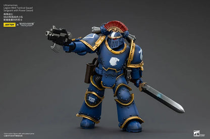 Legion MKIII Tactical Squad Sergeant with Power Sword Warhammer: The Horus Heresy Ultramarines 1/18 Scale Action Figure