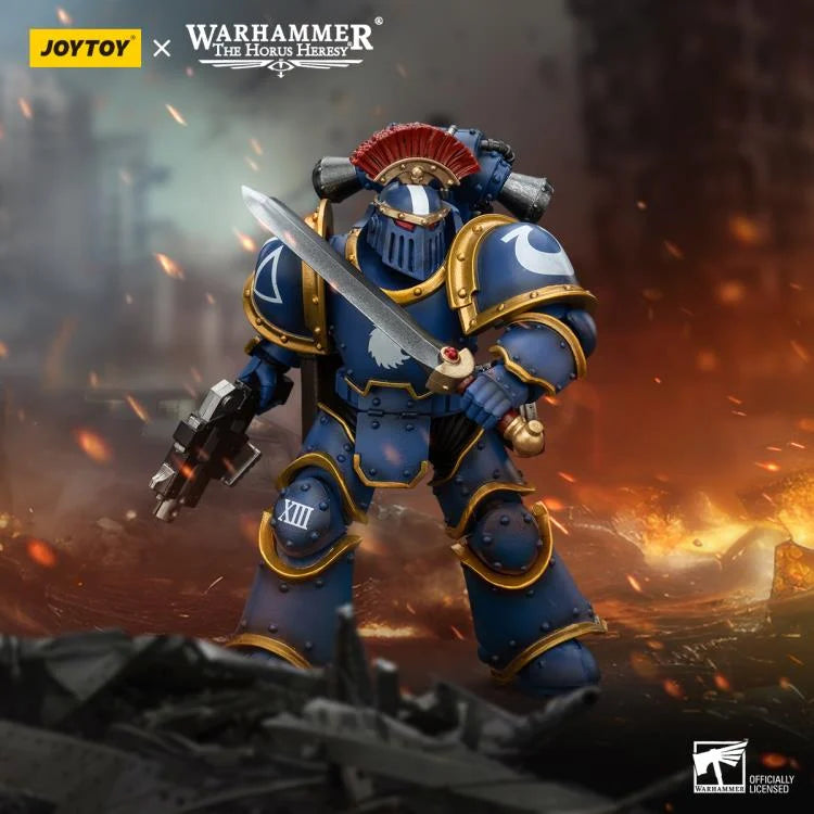 Legion MKIII Tactical Squad Sergeant with Power Sword Warhammer: The Horus Heresy Ultramarines 1/18 Scale Action Figure