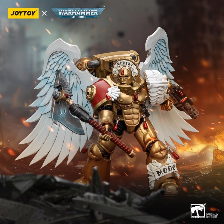 Sanguinary Guard with Encarmine Axe and Inferno Pistol Warhammer 40K Blood Angels 1/18 Scale Action Figure