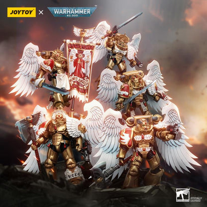 Sanguinary Guard with Encarmine Axe Warhammer 40K Blood Angels 1/18 Scale Action Figure