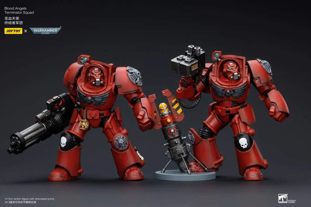 Terminator Squad Terminator with Storm Bolter Warhammer 40K Blood Angels 1/18 Scale Action Figure