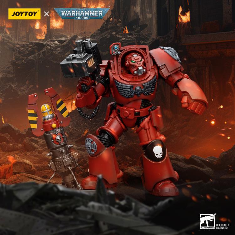 Terminator Squad Terminator with Storm Bolter Warhammer 40K Blood Angels 1/18 Scale Action Figure