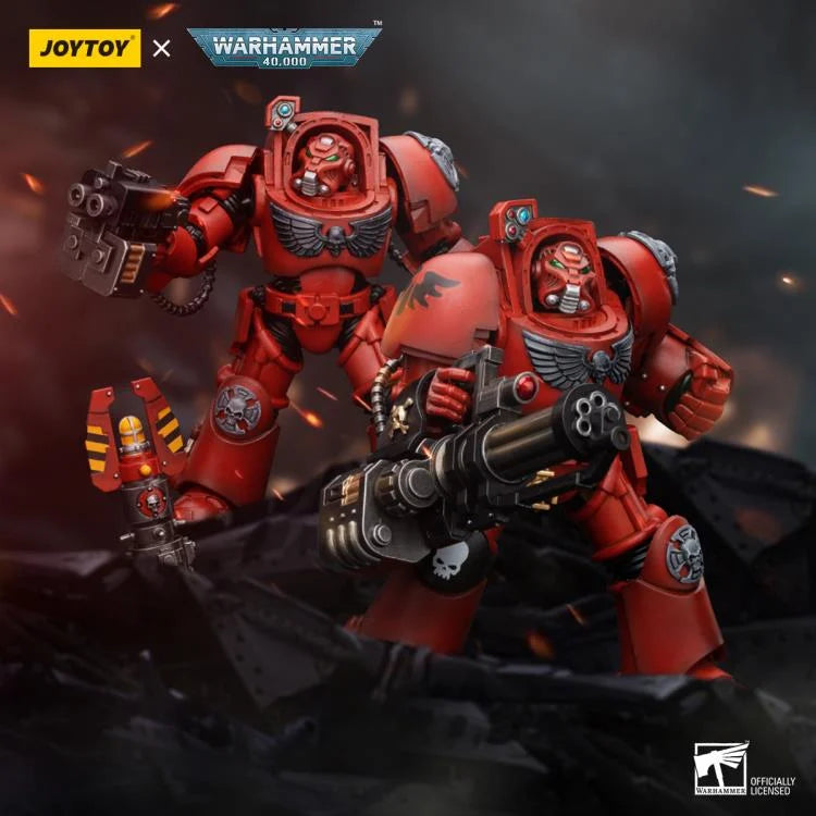 Terminator Squad Terminator with Storm Bolter Warhammer 40K Blood Angels 1/18 Scale Action Figure