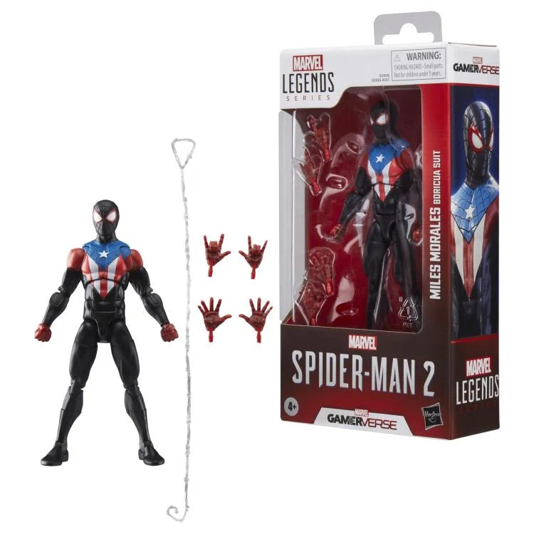 Miles Morales (Boricua Suit) Marvel's Spider-Man 2 Marvel Legends Gamerverse Action Figure