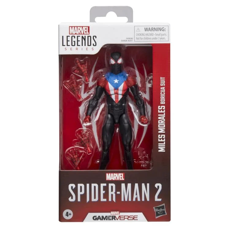 Miles Morales (Boricua Suit) Marvel's Spider-Man 2 Marvel Legends Gamerverse Action Figure