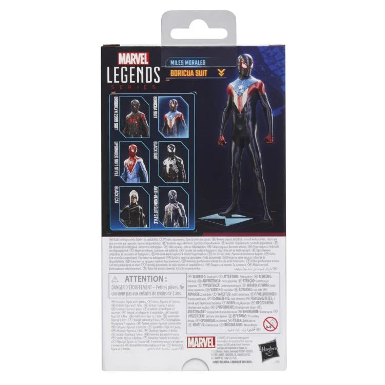 Miles Morales (Boricua Suit) Marvel's Spider-Man 2 Marvel Legends Gamerverse Action Figure