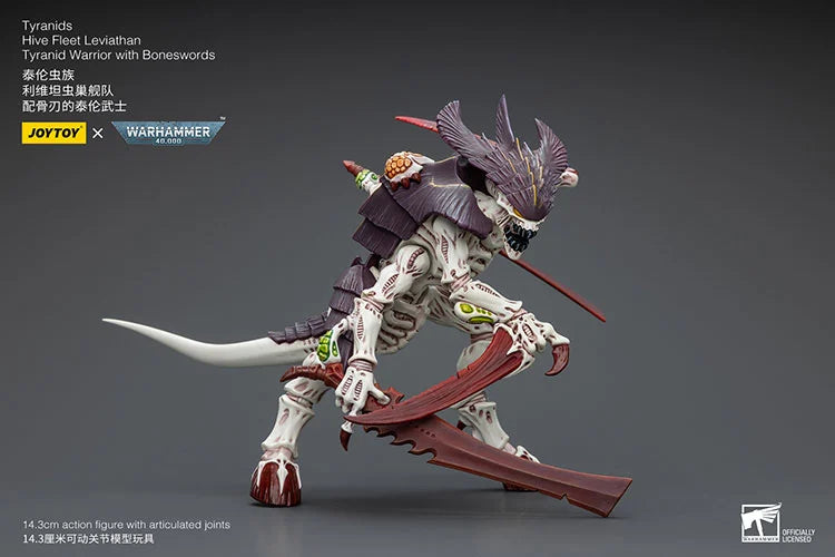 Tyranid Warrior with Bonesword Warhammer 40K Tyranids Hive Fleet Leviathan 1/18 Scale Action Figure