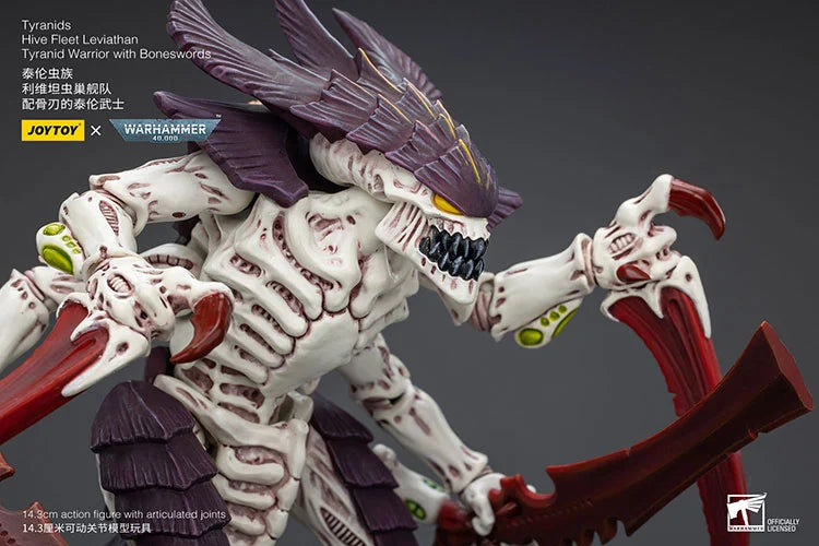 Tyranid Warrior with Bonesword Warhammer 40K Tyranids Hive Fleet Leviathan 1/18 Scale Action Figure
