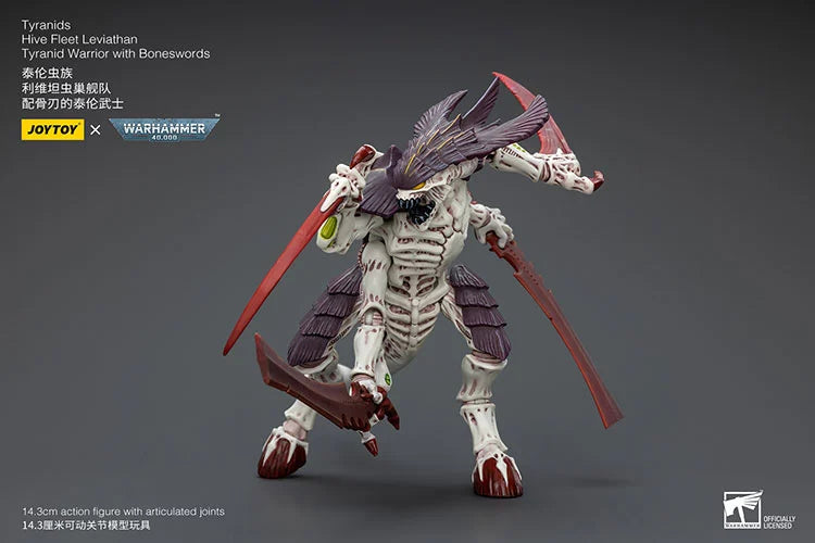 Tyranid Warrior with Bonesword Warhammer 40K Tyranids Hive Fleet Leviathan 1/18 Scale Action Figure