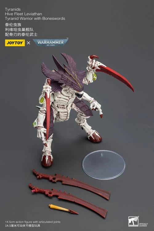Tyranid Warrior with Bonesword Warhammer 40K Tyranids Hive Fleet Leviathan 1/18 Scale Action Figure