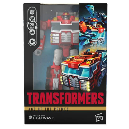 Transformers Age of the Primes Voyager Class Rescue Bot Heatwave Action Figure
